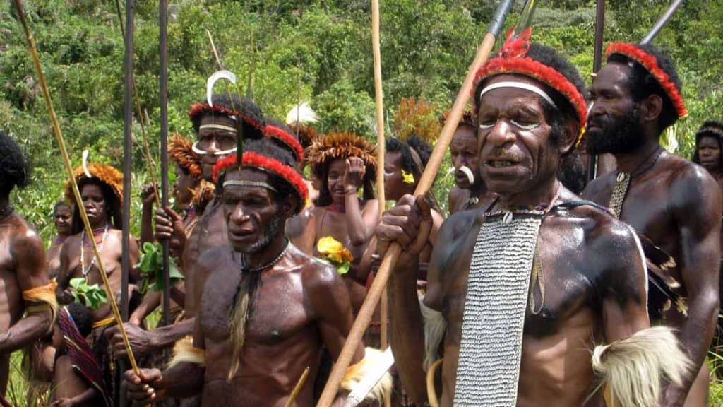Die Dani in Westpapua